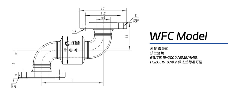 WFC型回轉(zhuǎn)接頭圖紙 WFC型回轉(zhuǎn)接頭圖紙